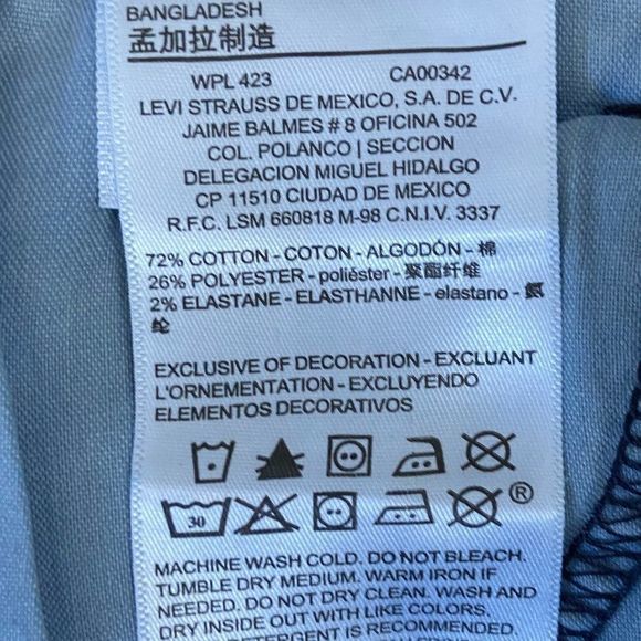 LEVI'S DENIZEN Modern Super Skinny Jeans - Picture 9 of 13